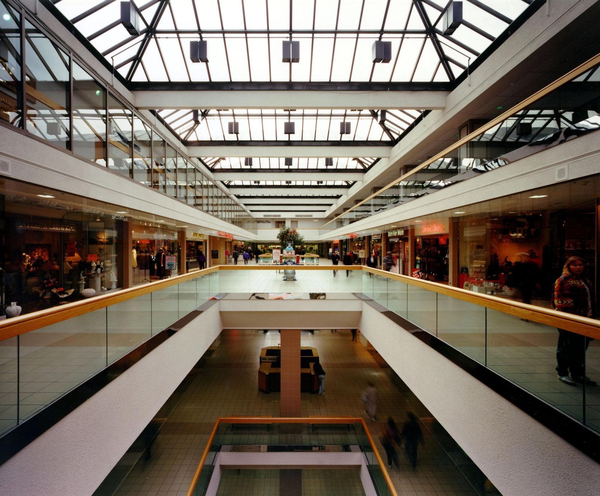 Interior of Metrotown Centre in Burnaby, BC